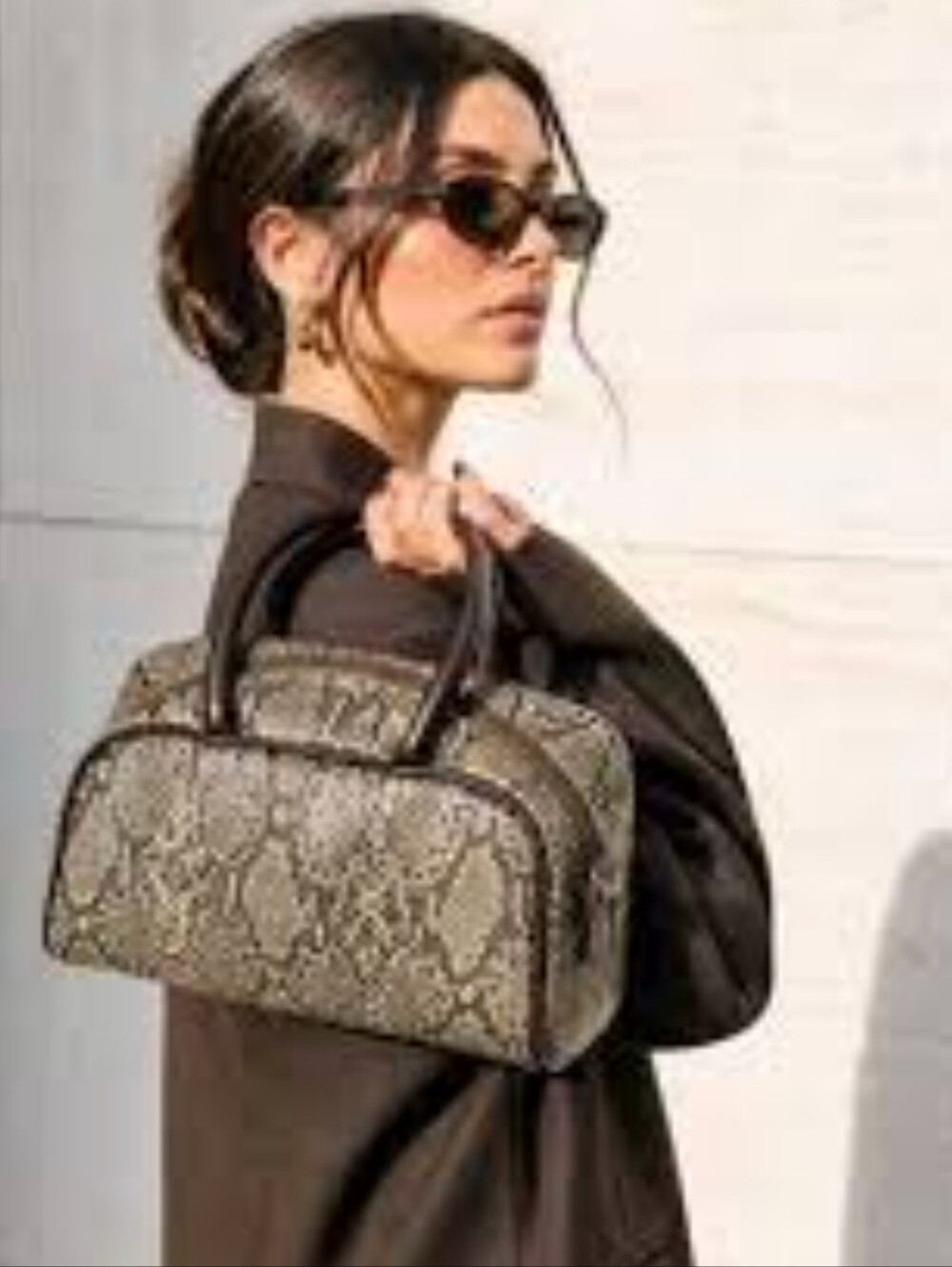 Vintage Fossil Mini Barrel Satchel. LIKE NEW.